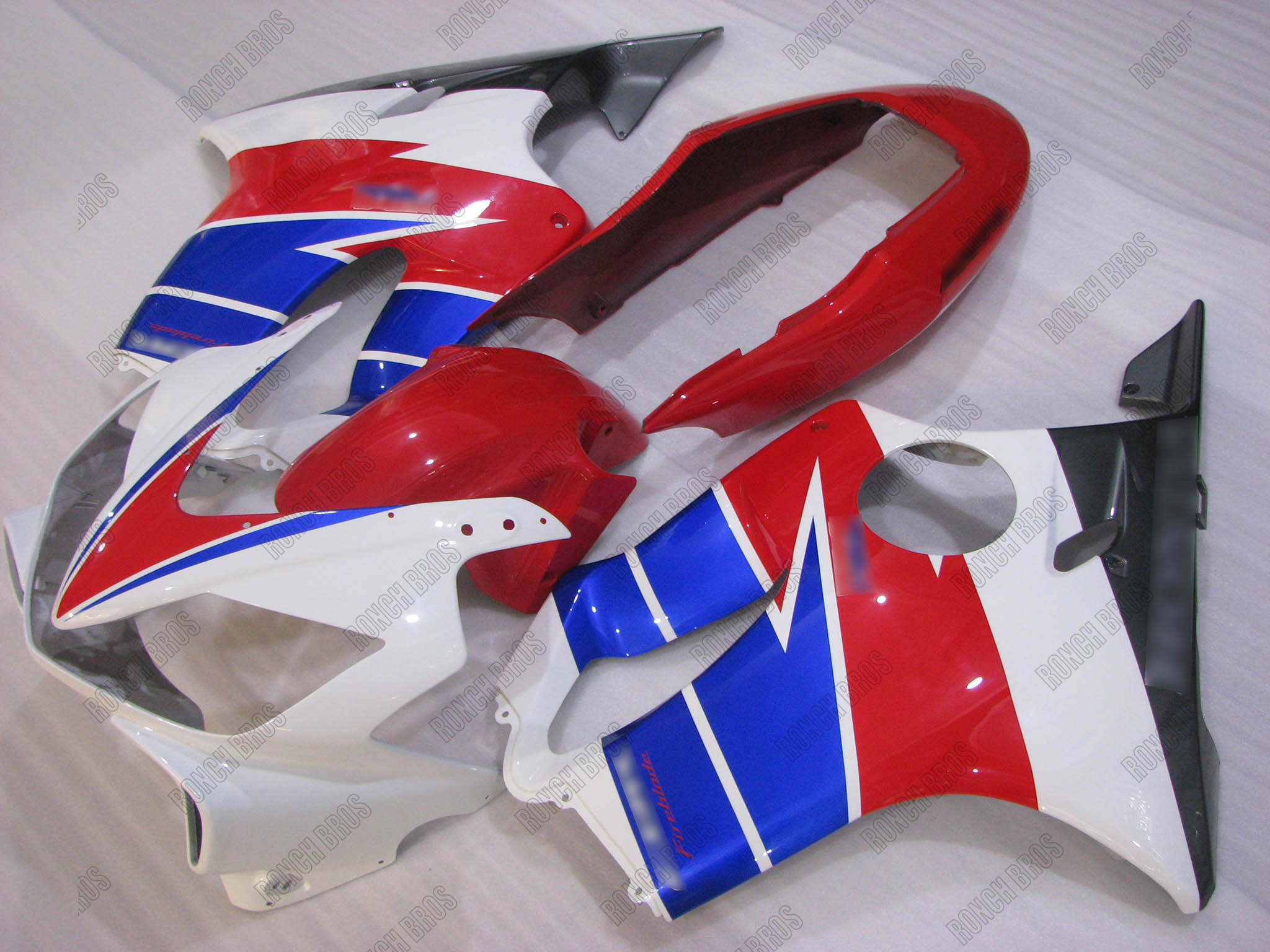 ZXMT Nose Cowl Front Upper Fairing For Honda CBR600 F4i 2004-2007 – Unpainted ABS, Pre-Drilled